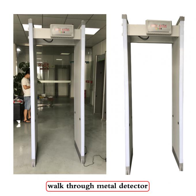 Waterproof a caminhada através dos varredores da segurança 33 zonas de detecção para mental sensível