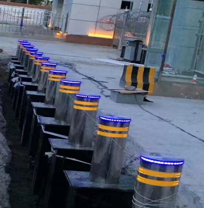 Barreiras automáticas da estrada IP67 que levantam a eletro aumentação integrada hidráulica da coluna para a escola 0
