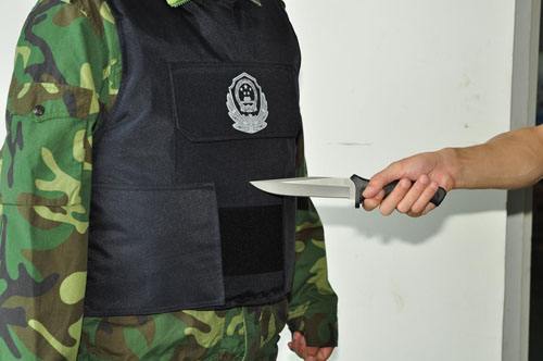 Veste de pouco peso da prova da bala da polícia militar/armadura macia veste ocultável da prova da facada