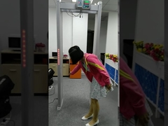 New Design 6 zones walk through body metal detector gate