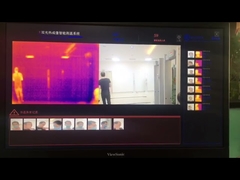 Metal Detector System Walk Through Temperature Scanner With Face Recognition Camera