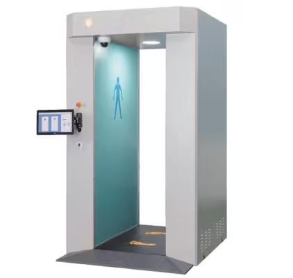 Scanner Corporal de Segurança MMW Avançado Scanners Inteligentes de Ondas Milimétricas com Reconhecimento Automático